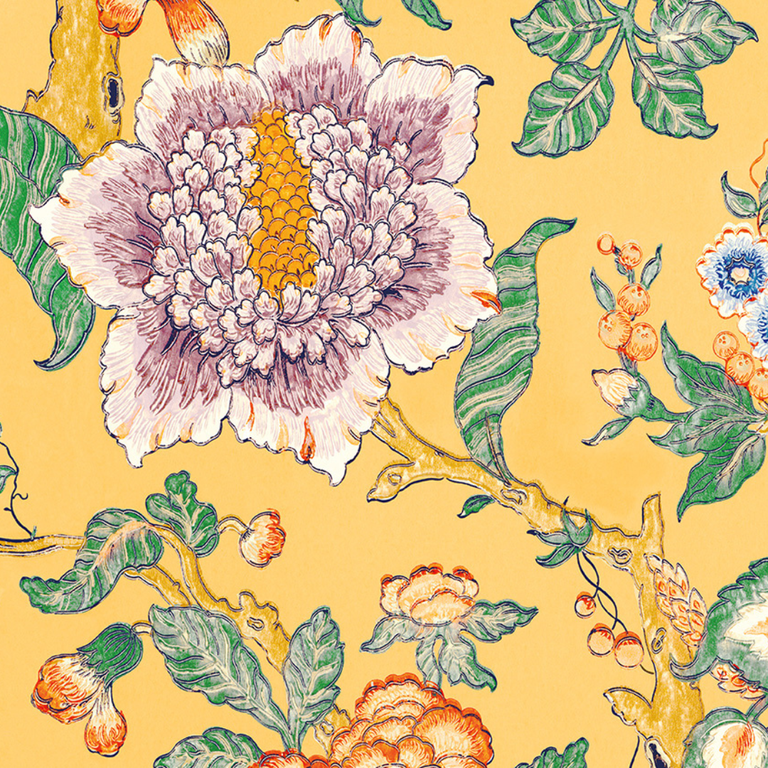 Lobby con Papel Tapiz - proyecto residencial