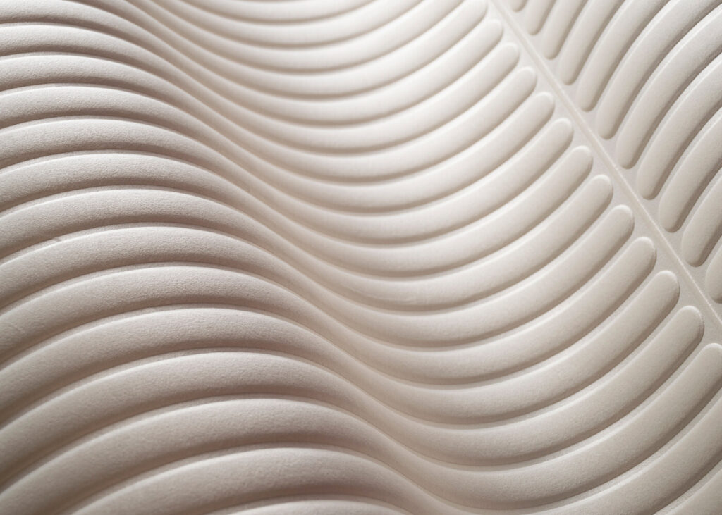 Lobby con Papel Tapiz - 3D